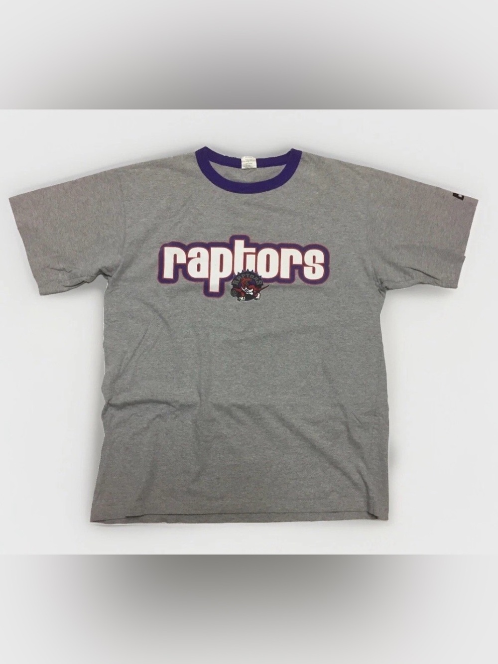 Vintage Toronto Raptors T-shirt PUMA Size XL Ringer NBA Basketball 90s Y2K